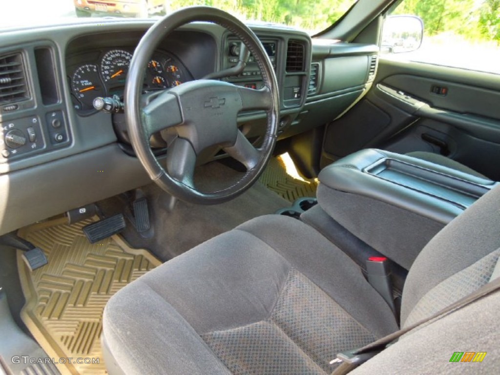 Dark Charcoal Interior 2005 Chevrolet Silverado 2500HD LS Extended Cab Photo #71059070