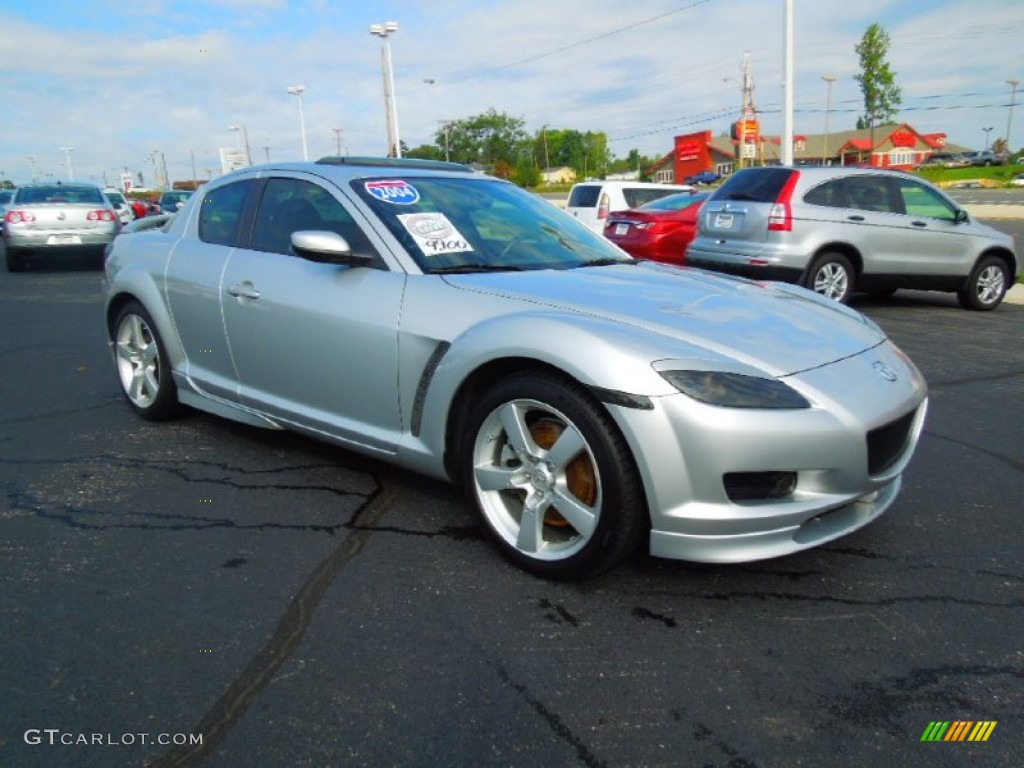 2004 RX-8 Grand Touring - Sunlight Silver Metallic / Black photo #1