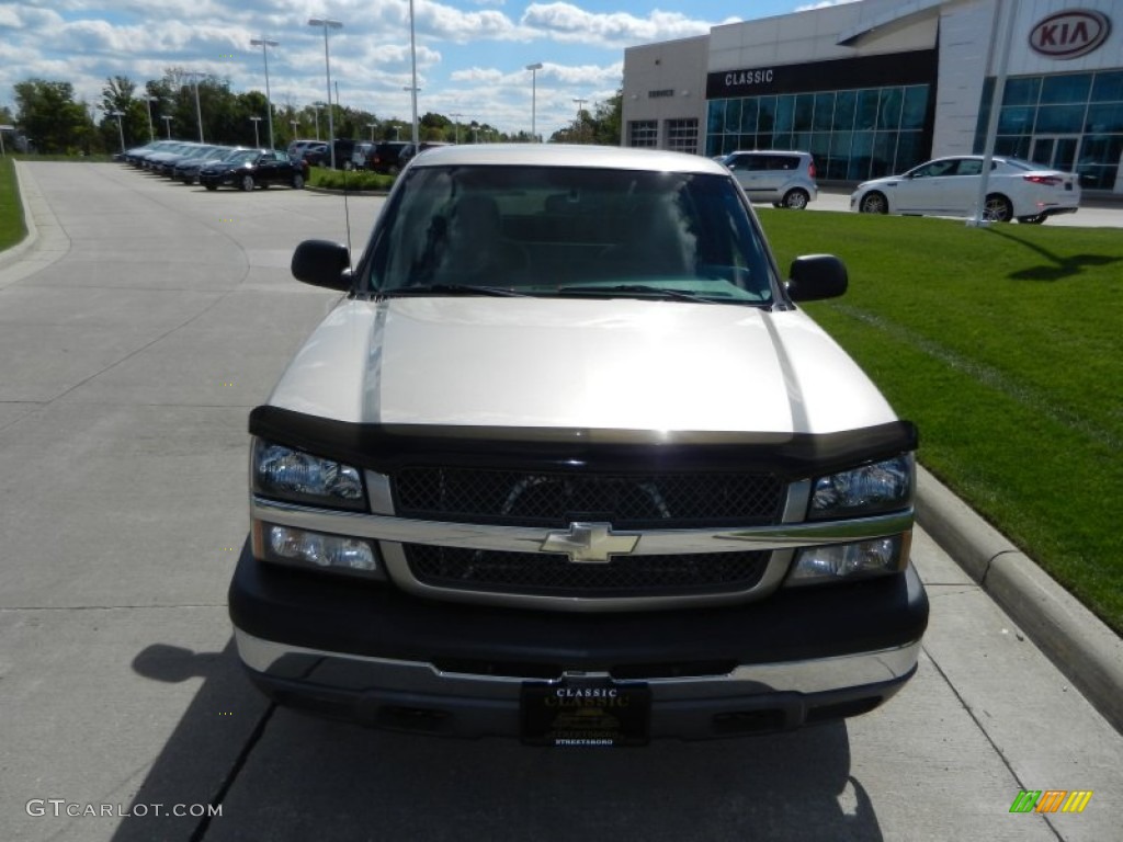 2003 Silverado 1500 LS Regular Cab - Light Pewter Metallic / Dark Charcoal photo #8