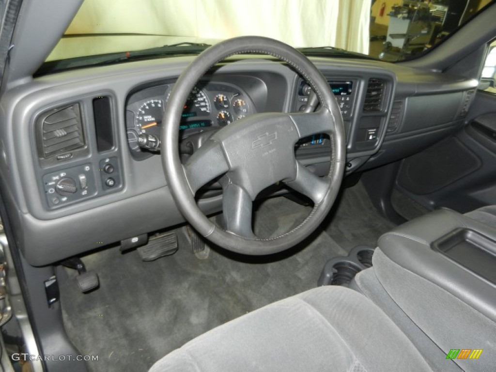 2003 Silverado 1500 LS Regular Cab - Light Pewter Metallic / Dark Charcoal photo #17