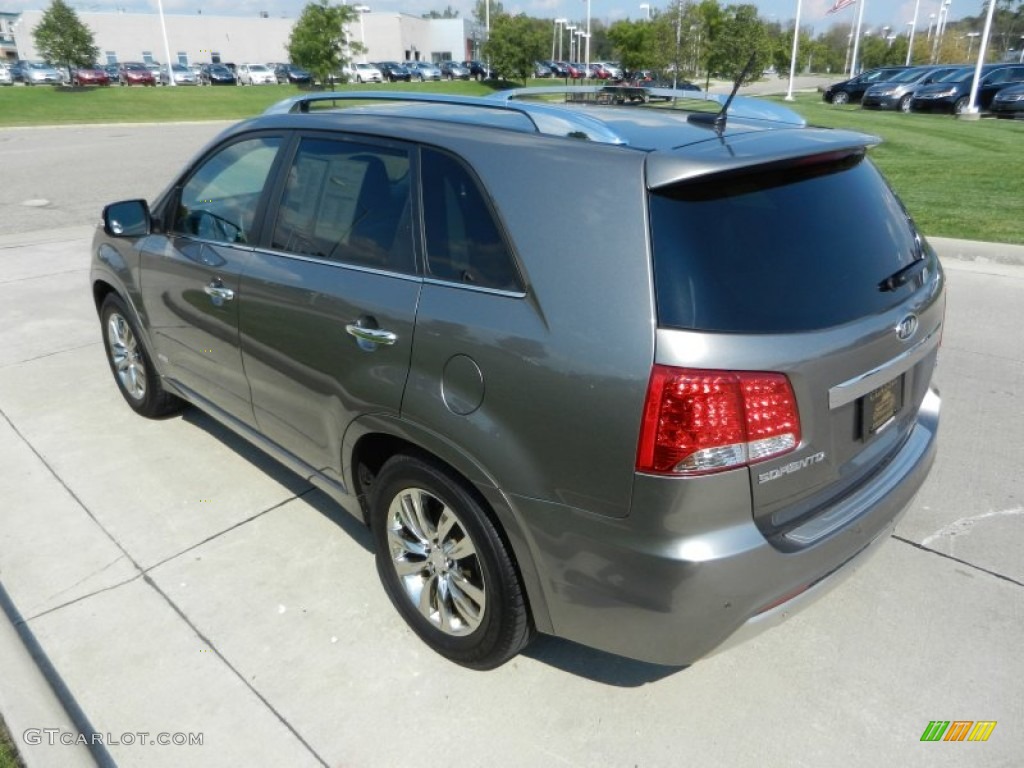 2012 Sorento SX V6 AWD - Titanium Silver / Black photo #5