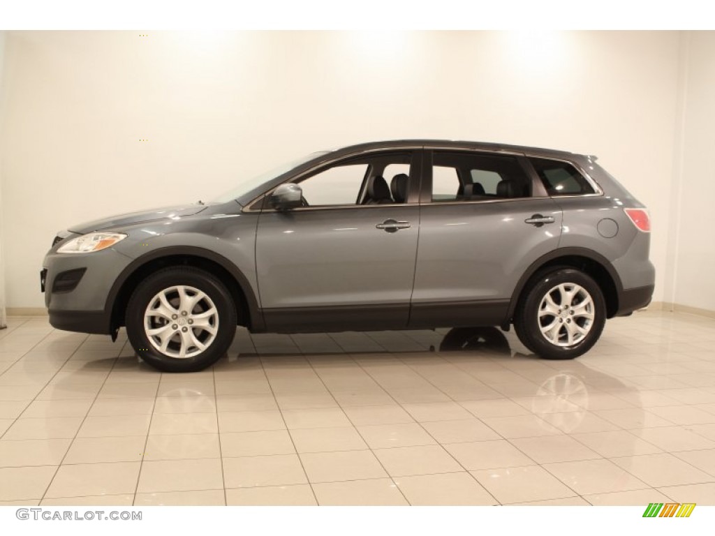 2011 CX-9 Touring AWD - Dolphin Gray Mica / Black photo #4