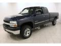 2002 Indigo Blue Metallic Chevrolet Silverado 2500 LS Extended Cab  photo #3