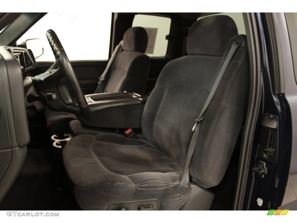 2002 Silverado 2500 LS Extended Cab - Indigo Blue Metallic / Graphite photo #6