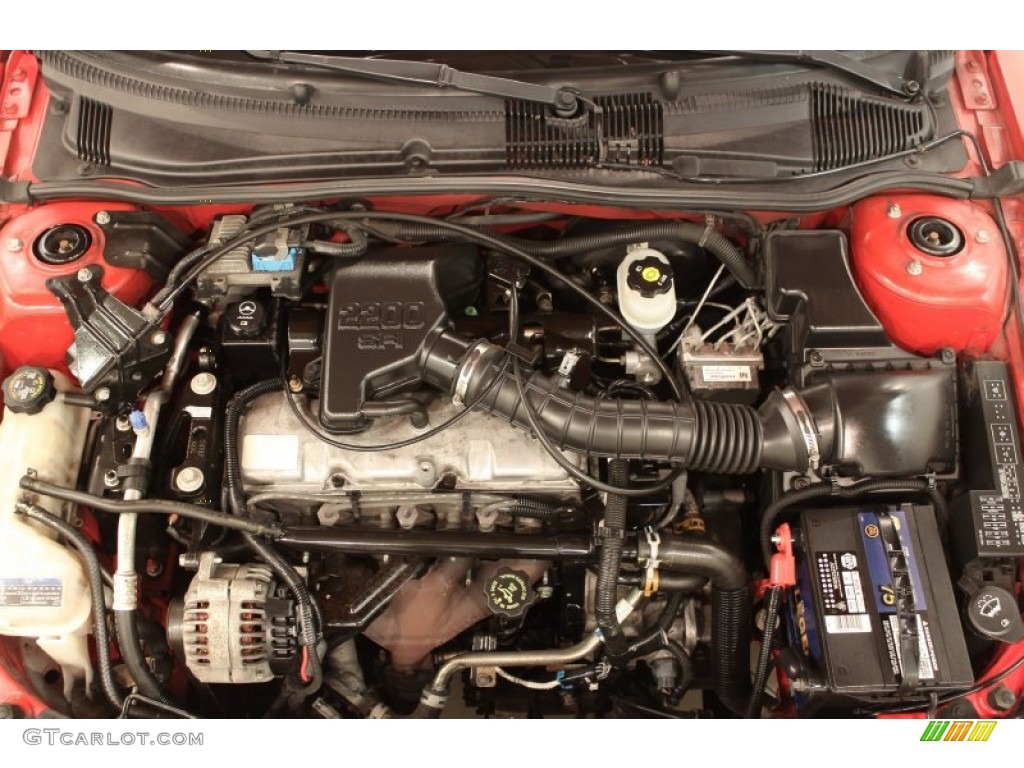 2002 Sunfire SE Coupe - Bright Red / Graphite photo #16