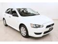 2010 Wicked White Metallic Mitsubishi Lancer DE  photo #1