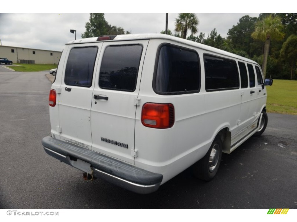 1994 Ram Van B350 Passenger Wagon - Bright White / Blue photo #5