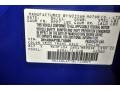  2011 Sentra 2.0 SR Metallic Blue Color Code B17