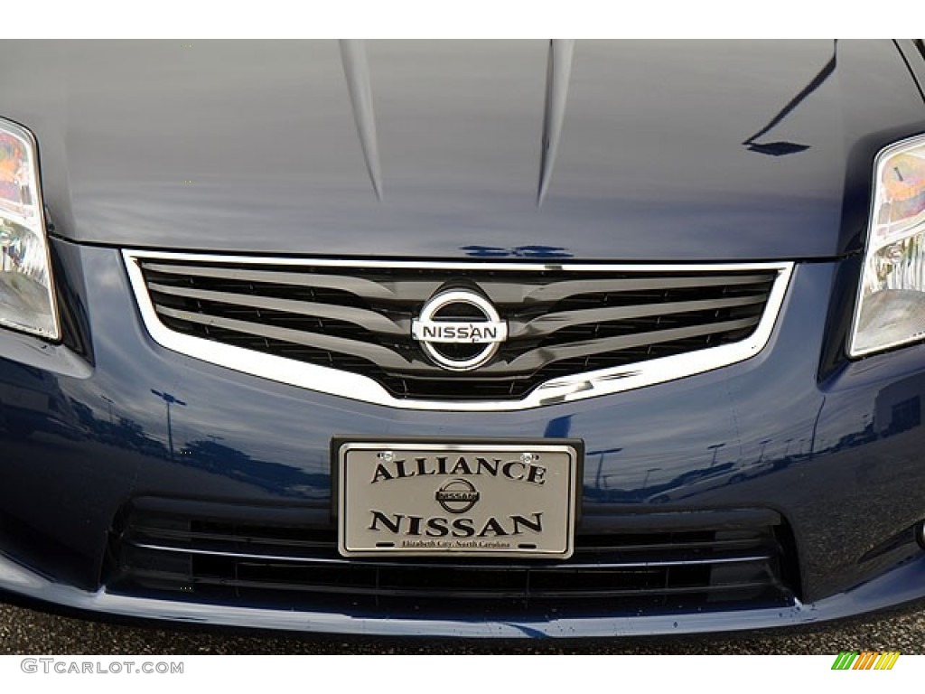 2012 Sentra 2.0 SL - Blue Onyx / Beige photo #2