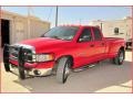 Flame Red 2003 Dodge Ram 3500 SLT Quad Cab Dually