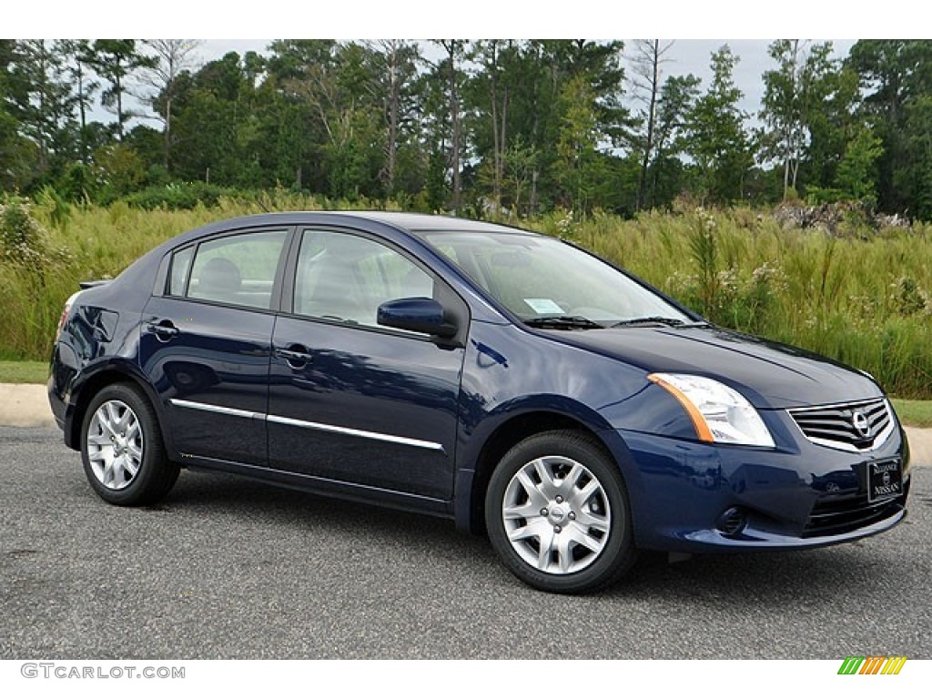 Blue nissan sentra 2012