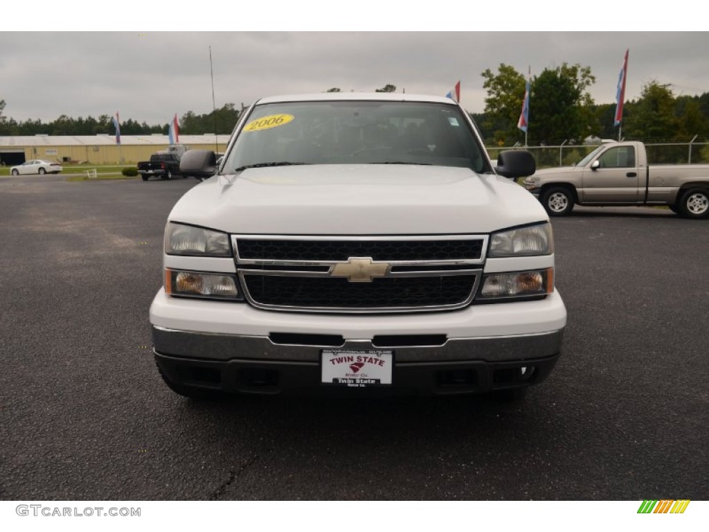 2006 Silverado 1500 Extended Cab - Summit White / Dark Charcoal photo #2