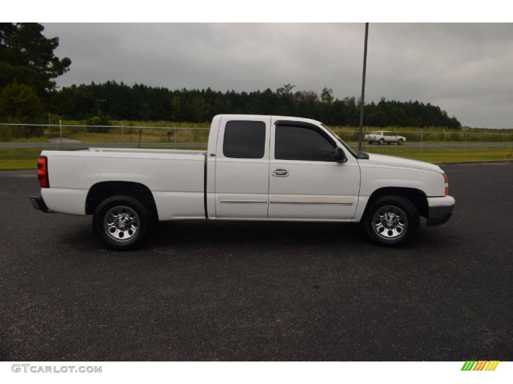 2006 Silverado 1500 Extended Cab - Summit White / Dark Charcoal photo #4