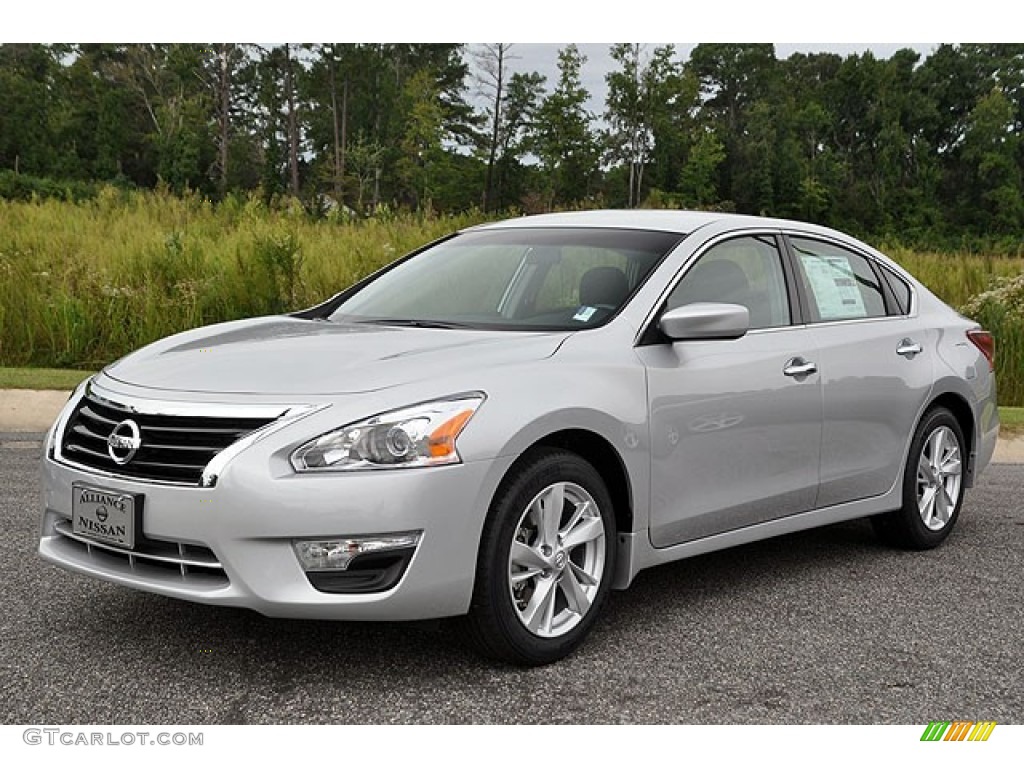 Brilliant silver metallic nissan altima