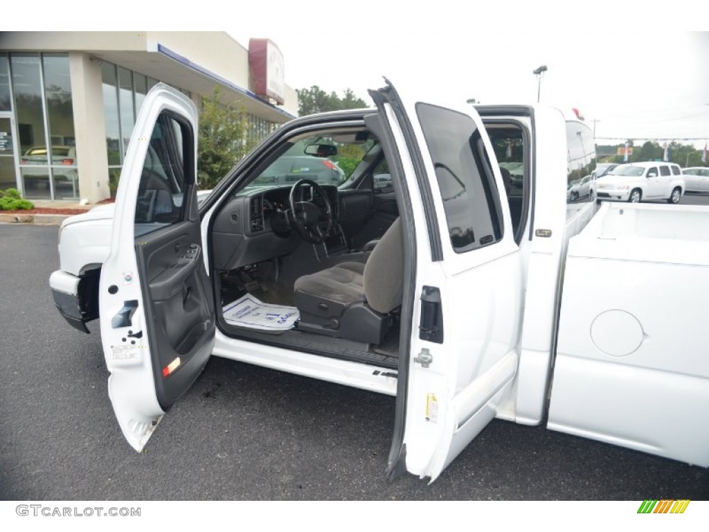 2006 Silverado 1500 Extended Cab - Summit White / Dark Charcoal photo #11