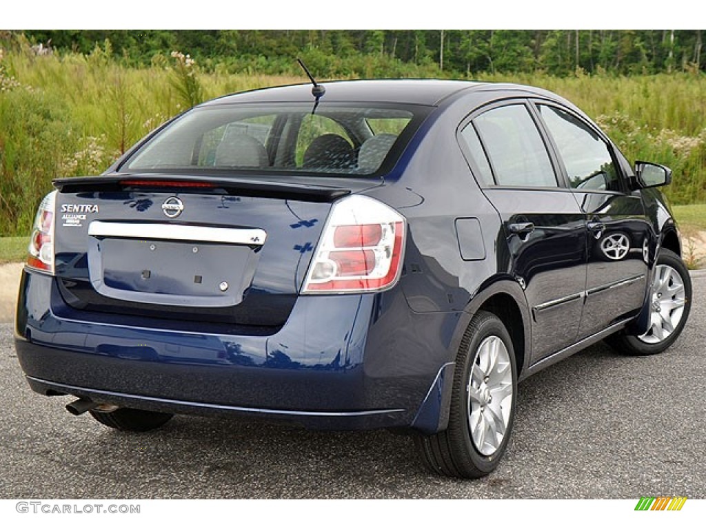 2012 Sentra 2.0 S - Blue Onyx / Charcoal photo #4