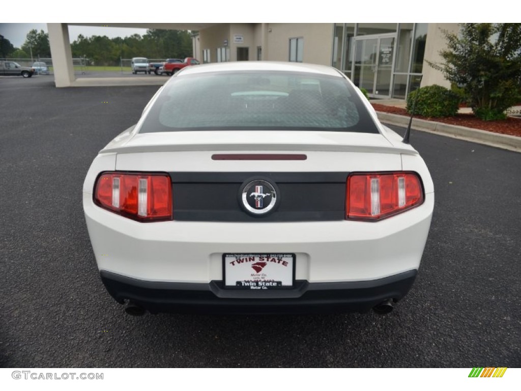 2011 Mustang V6 Coupe - Performance White / Charcoal Black photo #6