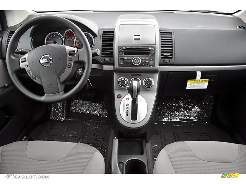 2012 Nissan Sentra 2.0 S Charcoal Dashboard Photo #71064678