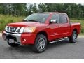 Red Alert 2012 Nissan Titan SV Heavy Metal Chrome Edition Crew Cab 4x4 Exterior