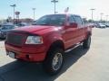 2007 Bright Red Ford F150 Lariat SuperCrew 4x4  photo #5