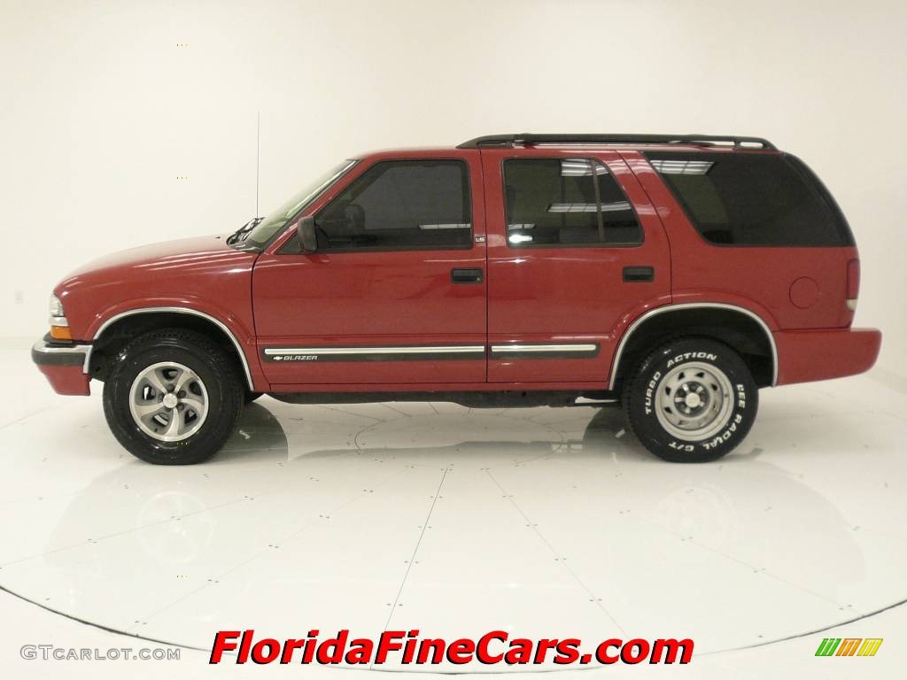 2000 Blazer LS - Victory Red / Medium Gray photo #3