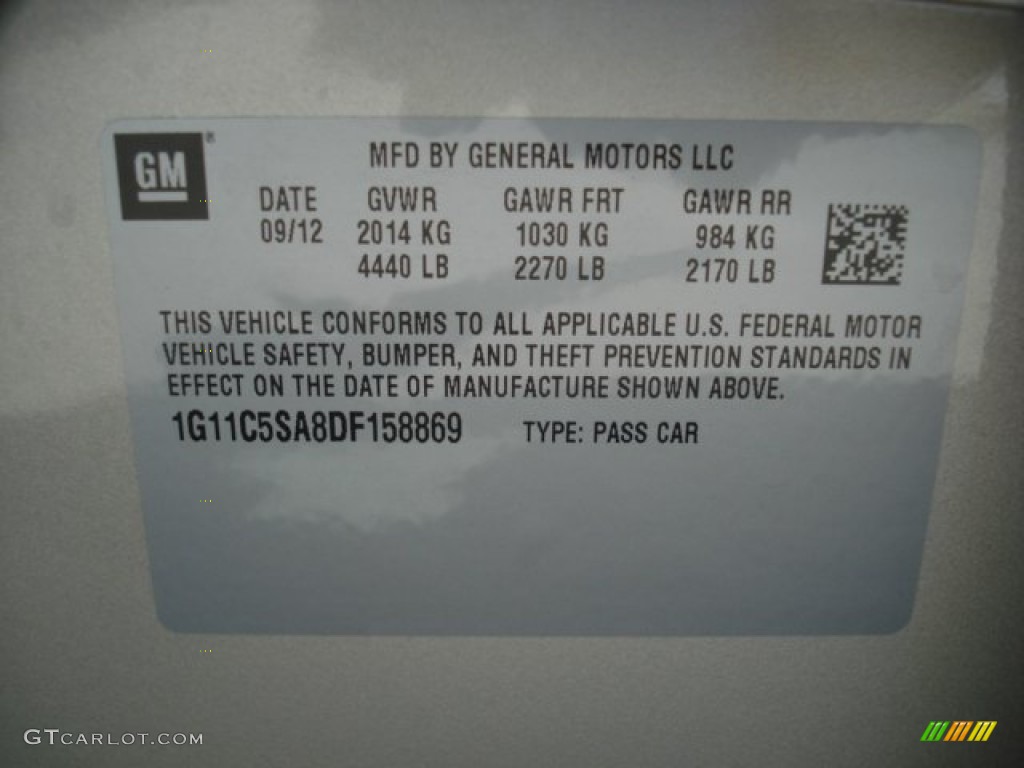 2013 Malibu LT - Champagne Silver Metallic / Cocoa/Light Neutral photo #20