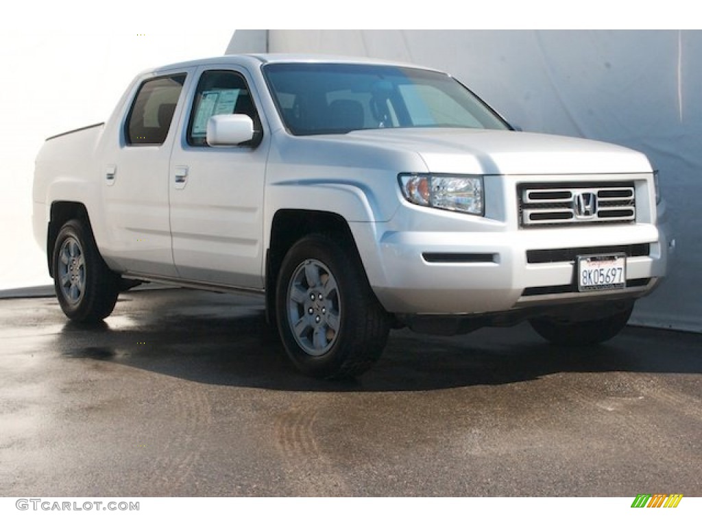 2007 Ridgeline RTS - Billet Silver Metallic / Gray photo #1