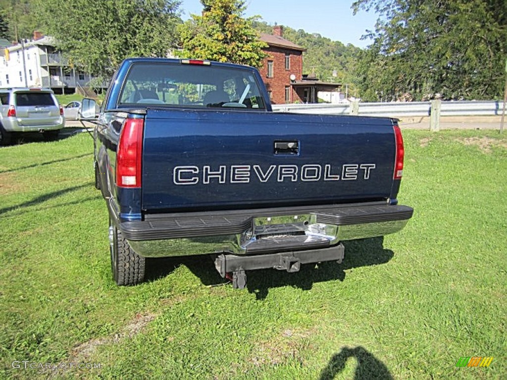 2000 Silverado 2500 LS Extended Cab 4x4 - Indigo Blue Metallic / Blue photo #5