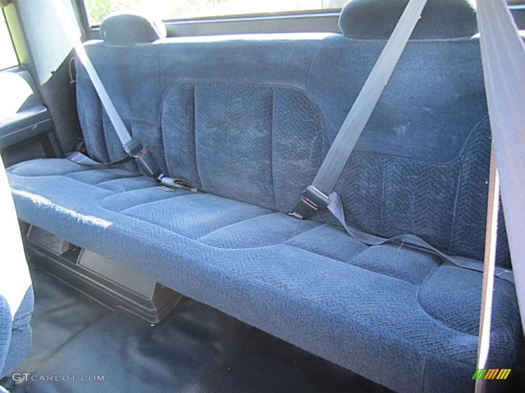 Blue Interior 2000 Chevrolet Silverado 2500 LS Extended Cab 4x4 Photo #71068033