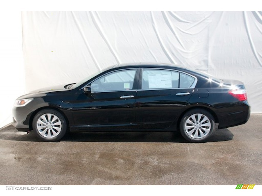 Crystal Black Pearl 2013 Honda Accord EX Sedan Exterior Photo #71068663