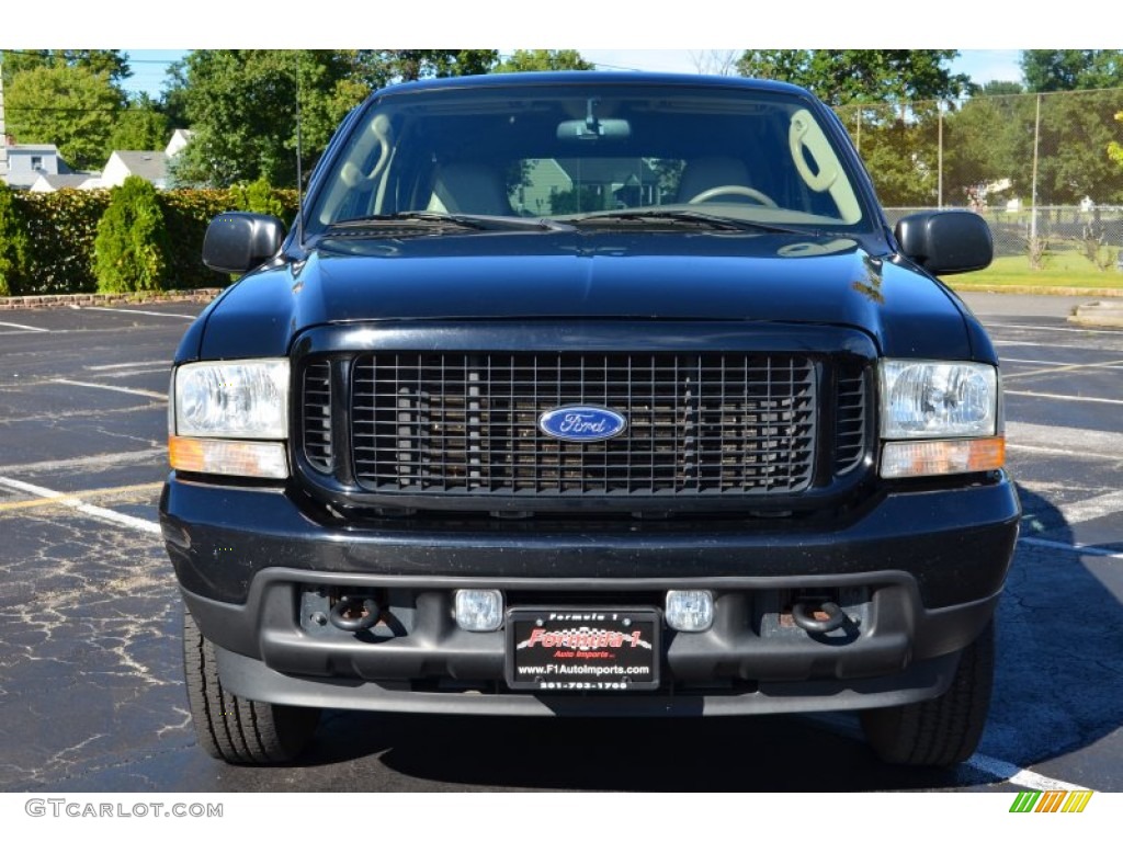 2003 Excursion Limited 4x4 - Black / Medium Parchment photo #2