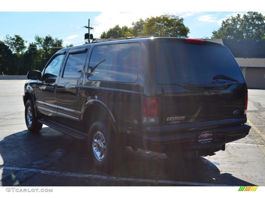2003 Excursion Limited 4x4 - Black / Medium Parchment photo #5