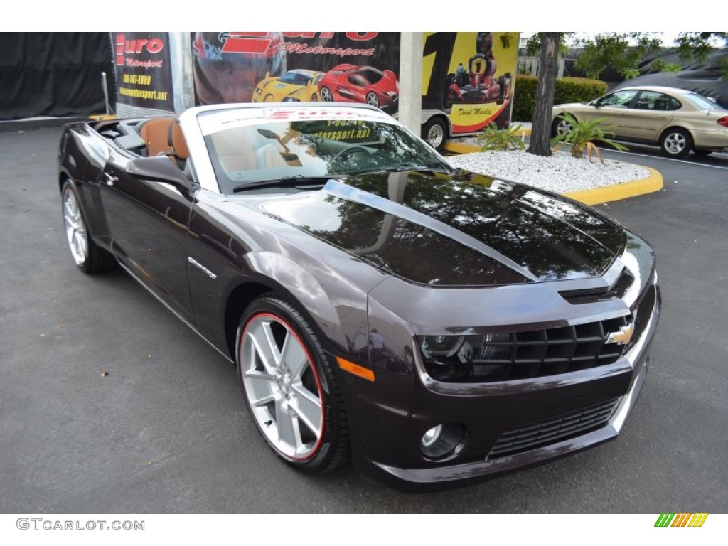 Neiman Marcus Deep Bordeaux Metallic 2011 Chevrolet Camaro Neiman Marcus Edition SS/RS Convertible Exterior Photo #71069377
