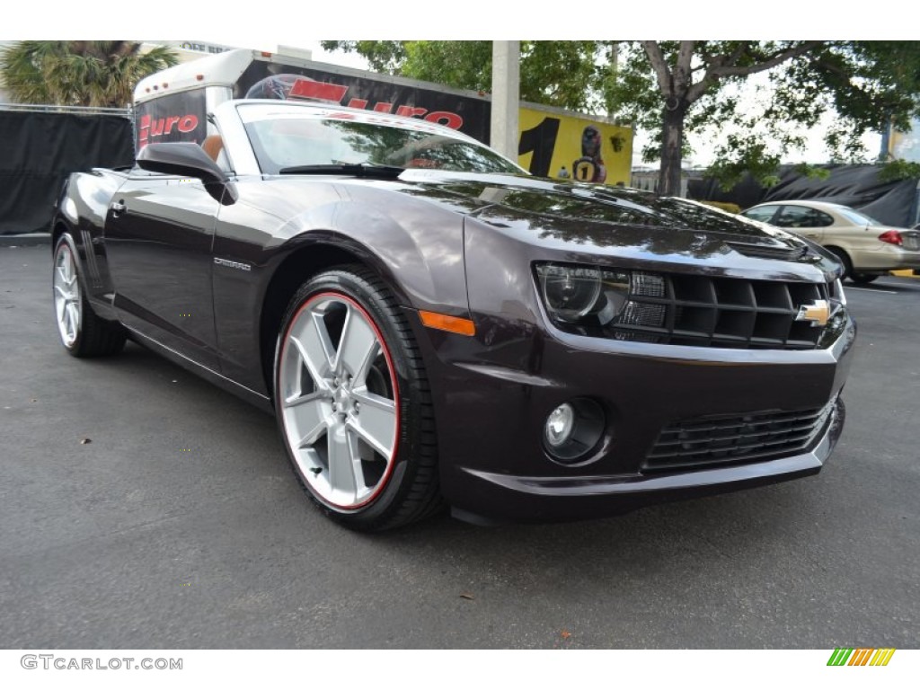 Neiman Marcus Deep Bordeaux Metallic 2011 Chevrolet Camaro Neiman Marcus Edition SS/RS Convertible Exterior Photo #71069386