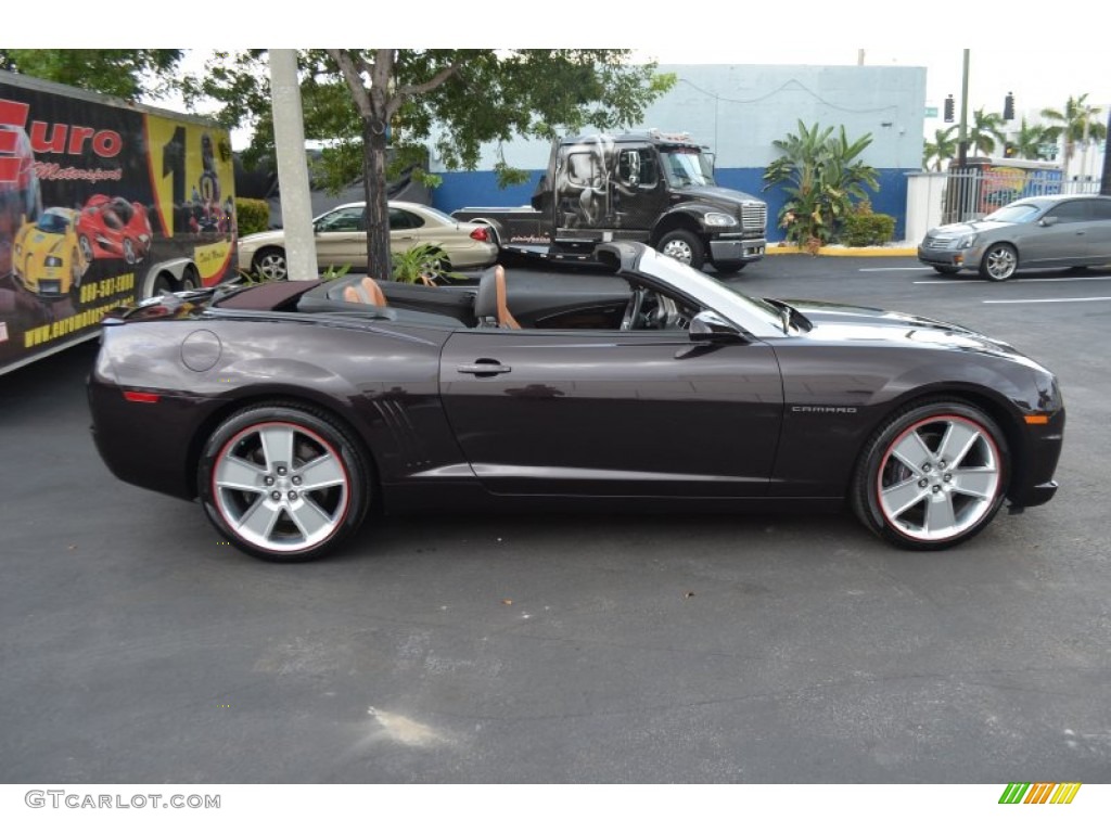 Neiman Marcus Deep Bordeaux Metallic 2011 Chevrolet Camaro Neiman Marcus Edition SS/RS Convertible Exterior Photo #71069395