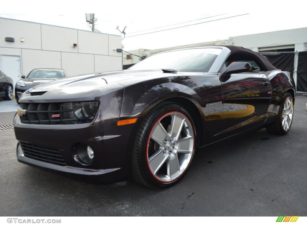 Neiman Marcus Deep Bordeaux Metallic 2011 Chevrolet Camaro Neiman Marcus Edition SS/RS Convertible Exterior Photo #71069525