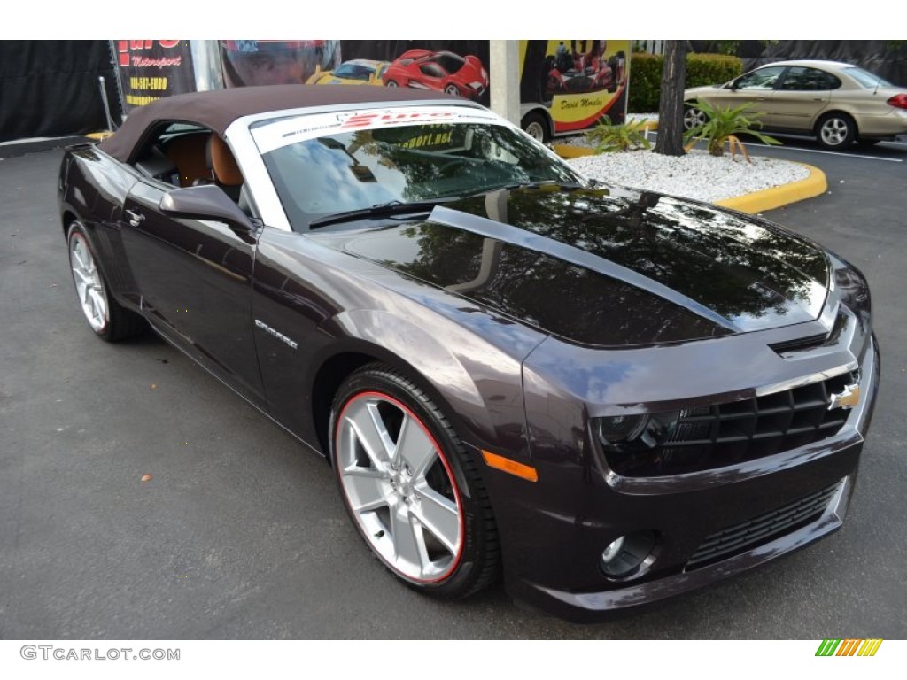 Neiman Marcus Deep Bordeaux Metallic 2011 Chevrolet Camaro Neiman Marcus Edition SS/RS Convertible Exterior Photo #71069533
