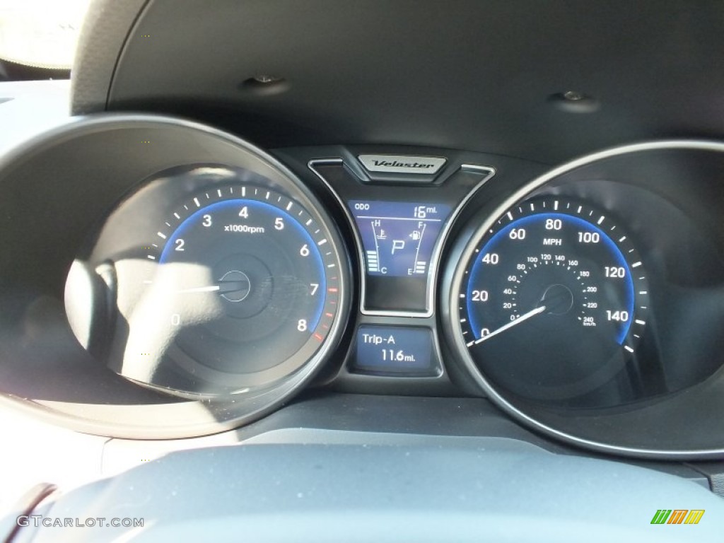 2013 Hyundai Veloster Turbo Gauges Photo #71071918