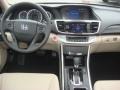 Ivory 2013 Honda Accord EX-L Sedan Dashboard