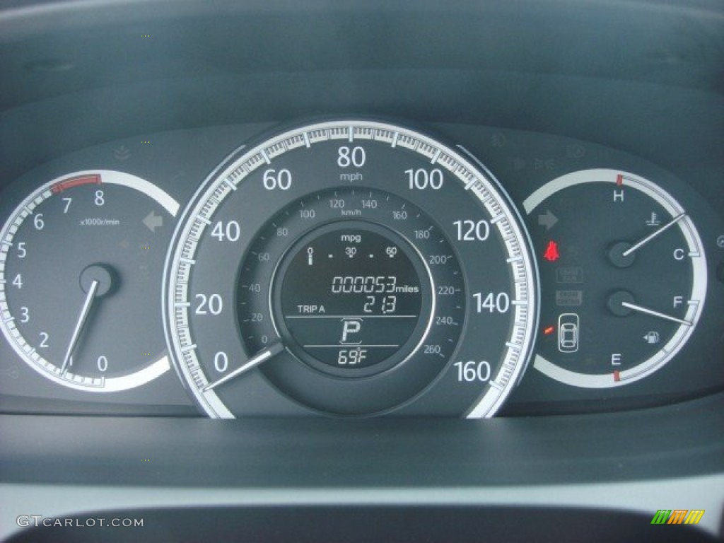 2013 Honda Accord EX-L Sedan Gauges Photo #71072134