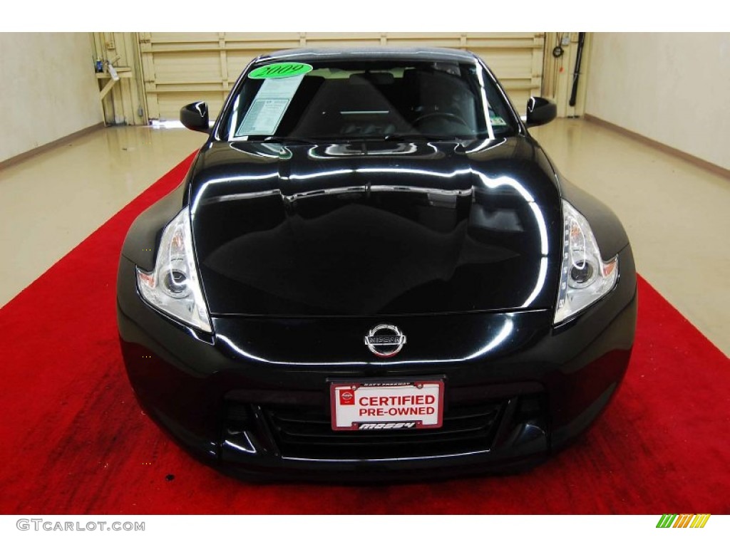 2009 370Z Coupe - Magnetic Black / Black Cloth photo #2