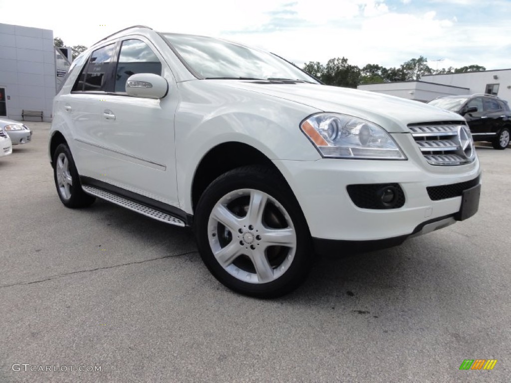 Arctic White 2008 Mercedes-Benz ML 350 4Matic Exterior Photo #71073587