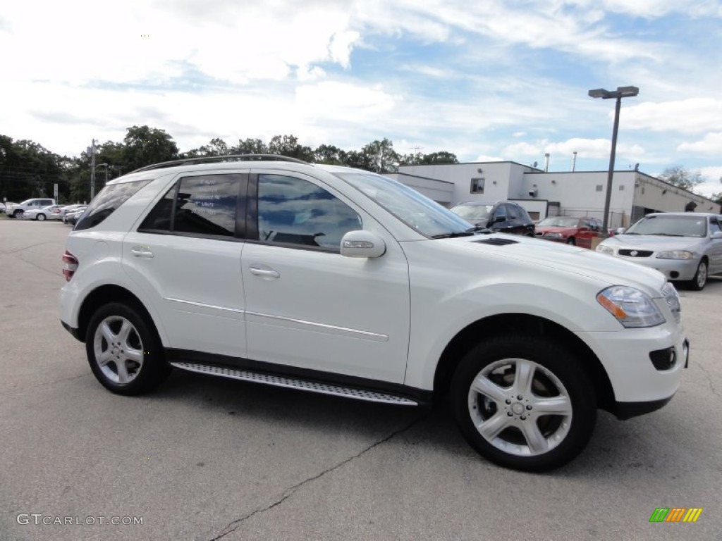 Arctic White 2008 Mercedes-Benz ML 350 4Matic Exterior Photo #71073628