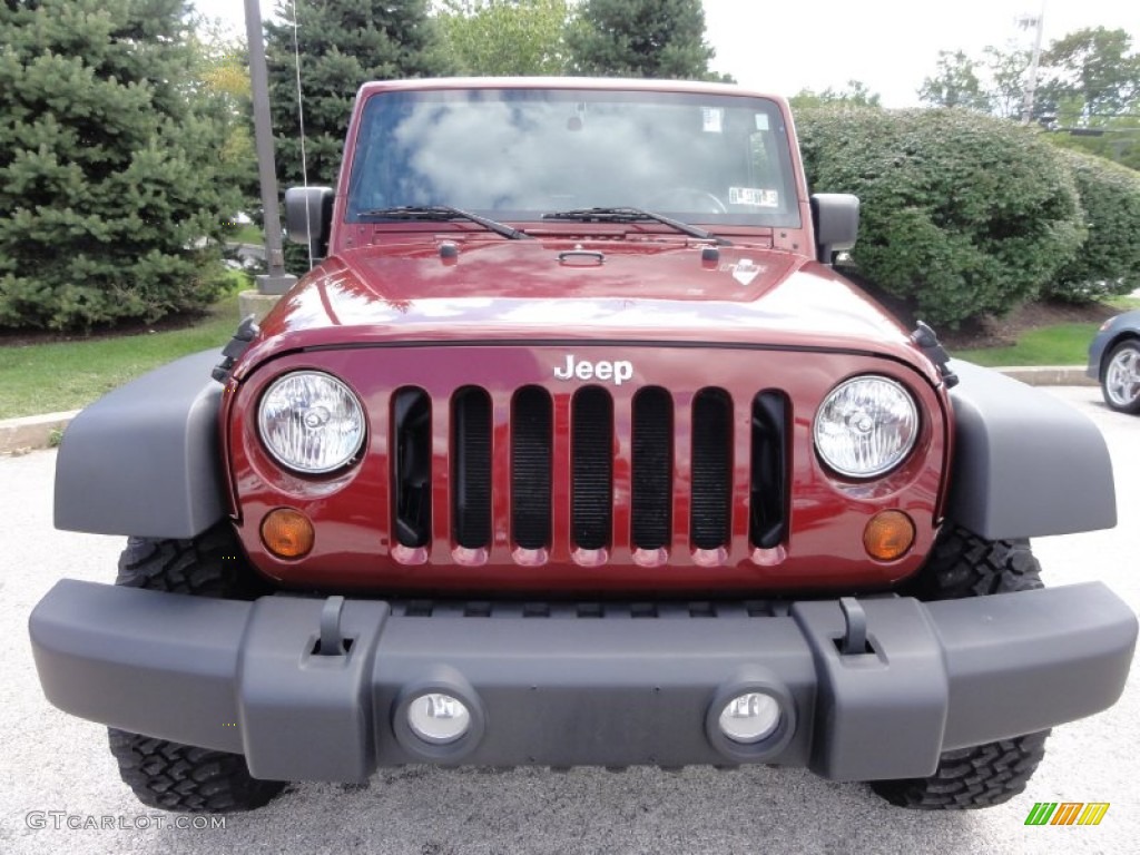 Red Rock Crystal Pearl 2010 Jeep Wrangler Unlimited Rubicon 4x4 Exterior Photo #71073838