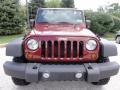 2010 Red Rock Crystal Pearl Jeep Wrangler Unlimited Rubicon 4x4  photo #3