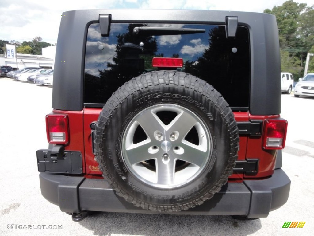 Red Rock Crystal Pearl 2010 Jeep Wrangler Unlimited Rubicon 4x4 Exterior Photo #71073886