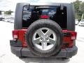 2010 Red Rock Crystal Pearl Jeep Wrangler Unlimited Rubicon 4x4  photo #8