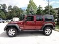 Red Rock Crystal Pearl 2010 Jeep Wrangler Unlimited Rubicon 4x4 Exterior
