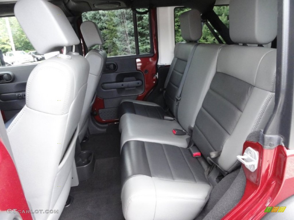 Dark Slate Gray/Medium Slate Gray Interior 2010 Jeep Wrangler Unlimited Rubicon 4x4 Photo #71073979