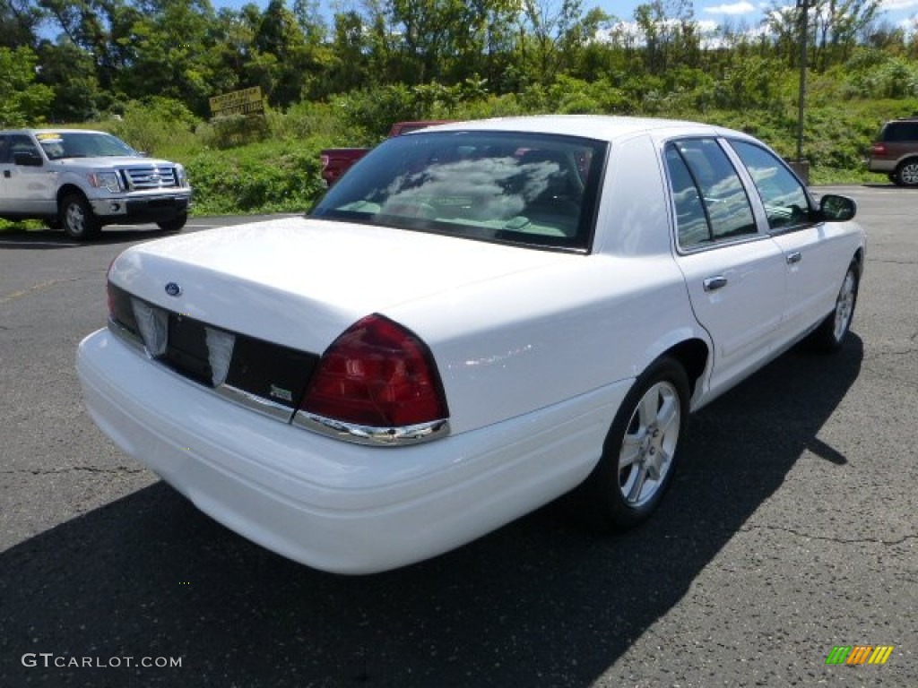 2011 Crown Victoria LX - Vibrant White / Light Camel photo #2